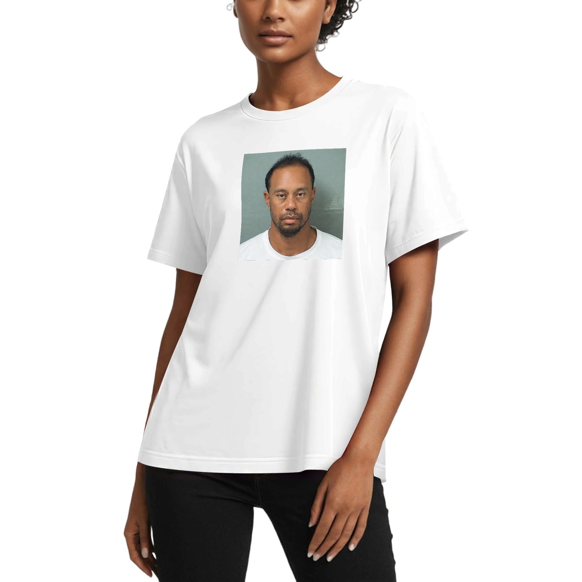 Tiger Woods 2017 Mugshot T-Shirt - AthleteFlags