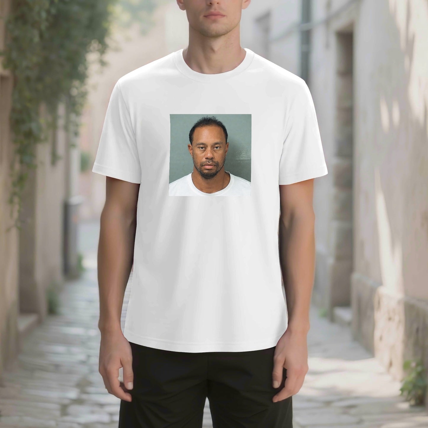 Tiger Woods 2017 Mugshot T-Shirt - AthleteFlags
