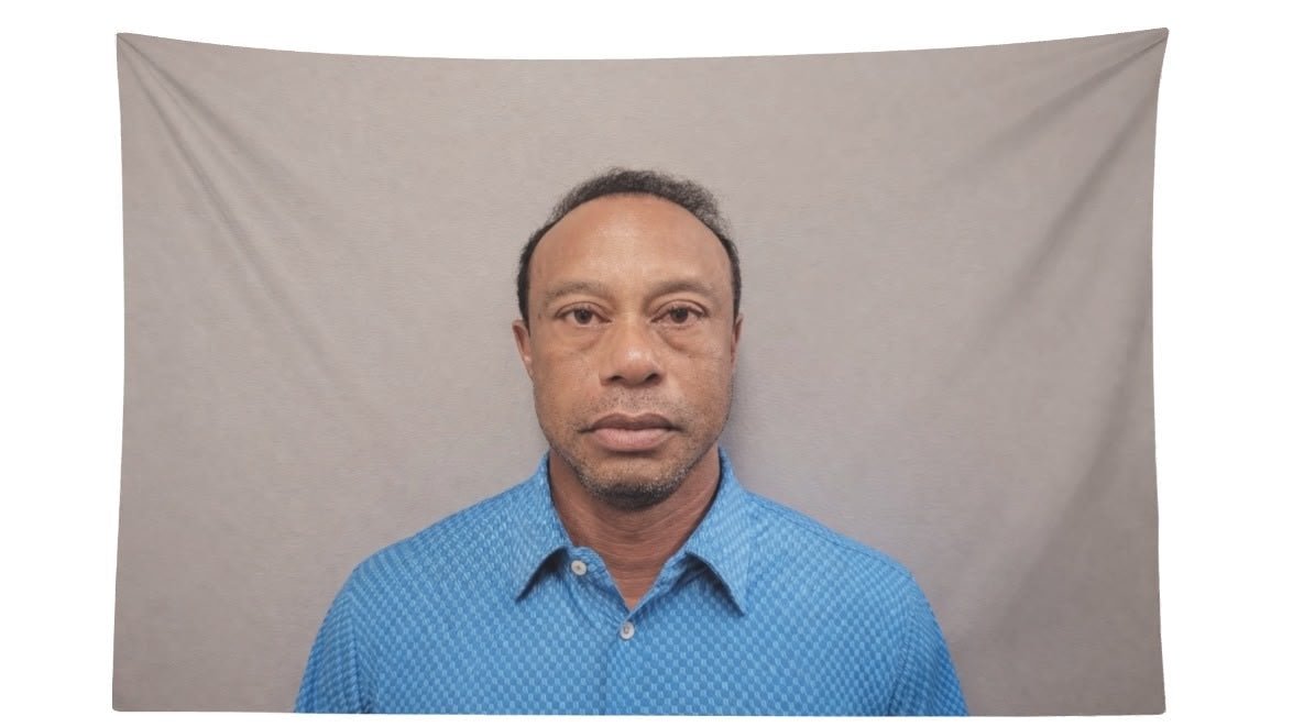 Tiger Woods 2026 Mugshot Flag - AthleteFlags