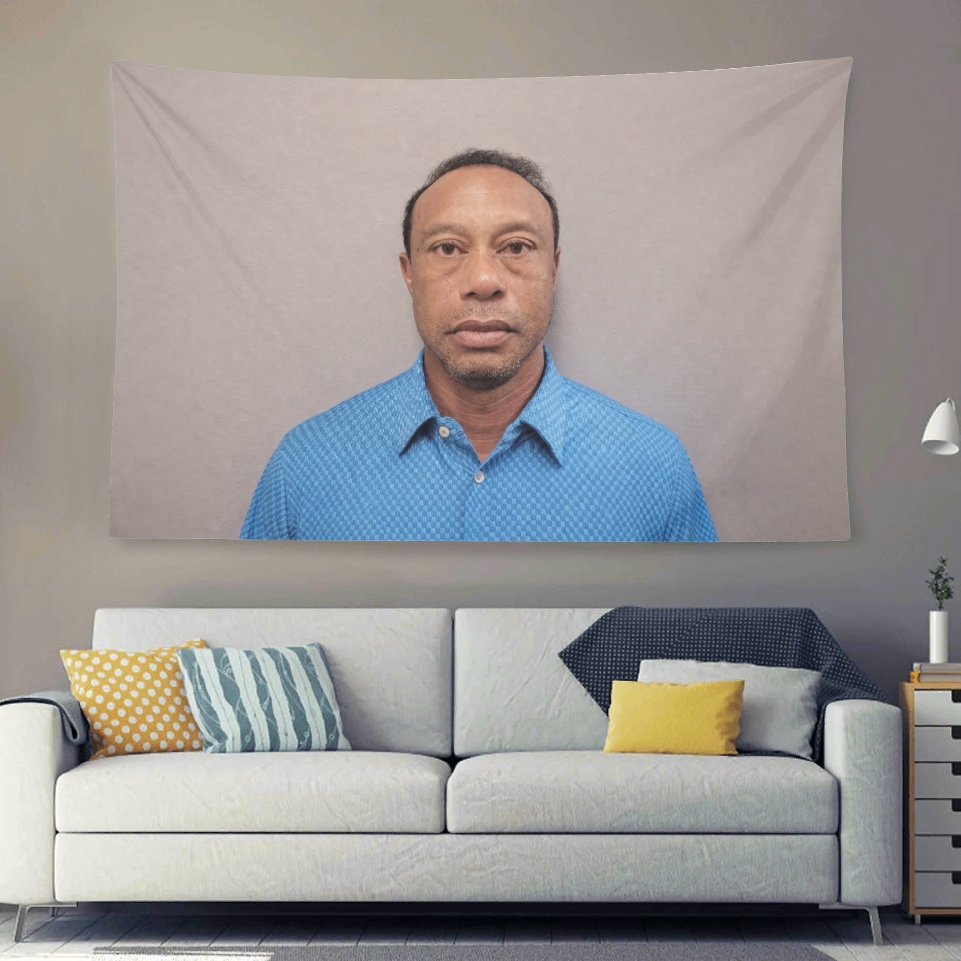 Tiger Woods 2026 Mugshot Flag - AthleteFlags