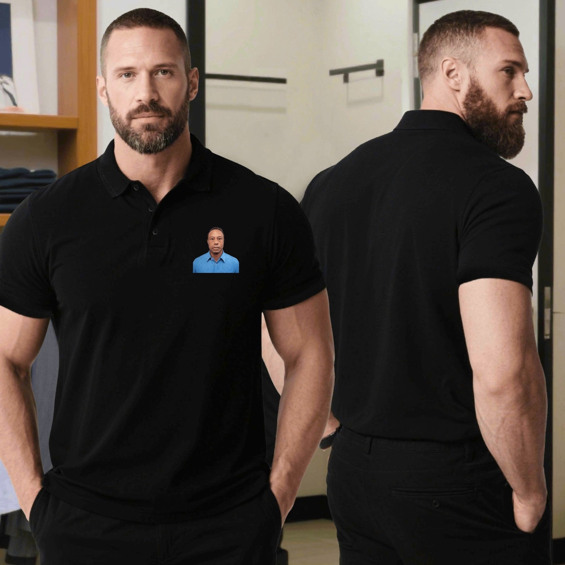 Tiger Woods 2026 Mugshot Polo - AthleteFlags