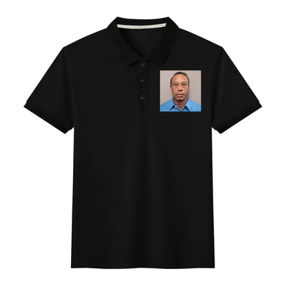 Tiger Woods 2026 Mugshot Polo - AthleteFlags