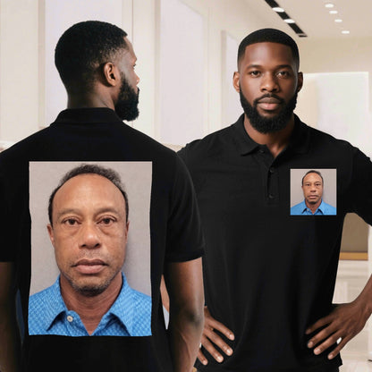 Tiger Woods 2026 Mugshot Polo - AthleteFlags