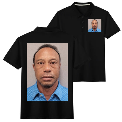 Tiger Woods 2026 Mugshot Polo - AthleteFlags