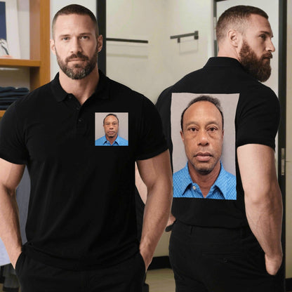 Tiger Woods 2026 Mugshot Polo - AthleteFlags