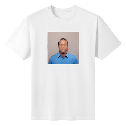 Tiger Woods 2026 Mugshot T-Shirt - AthleteFlags