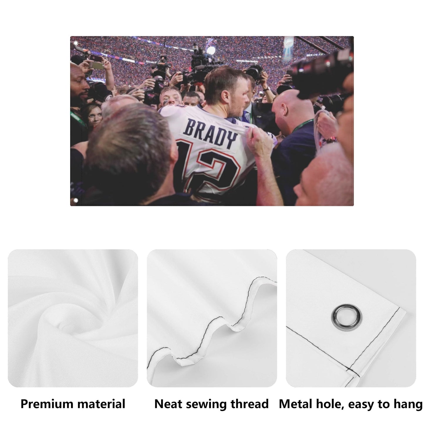 Tom Brady Super Bowl Flag - AthleteFlags