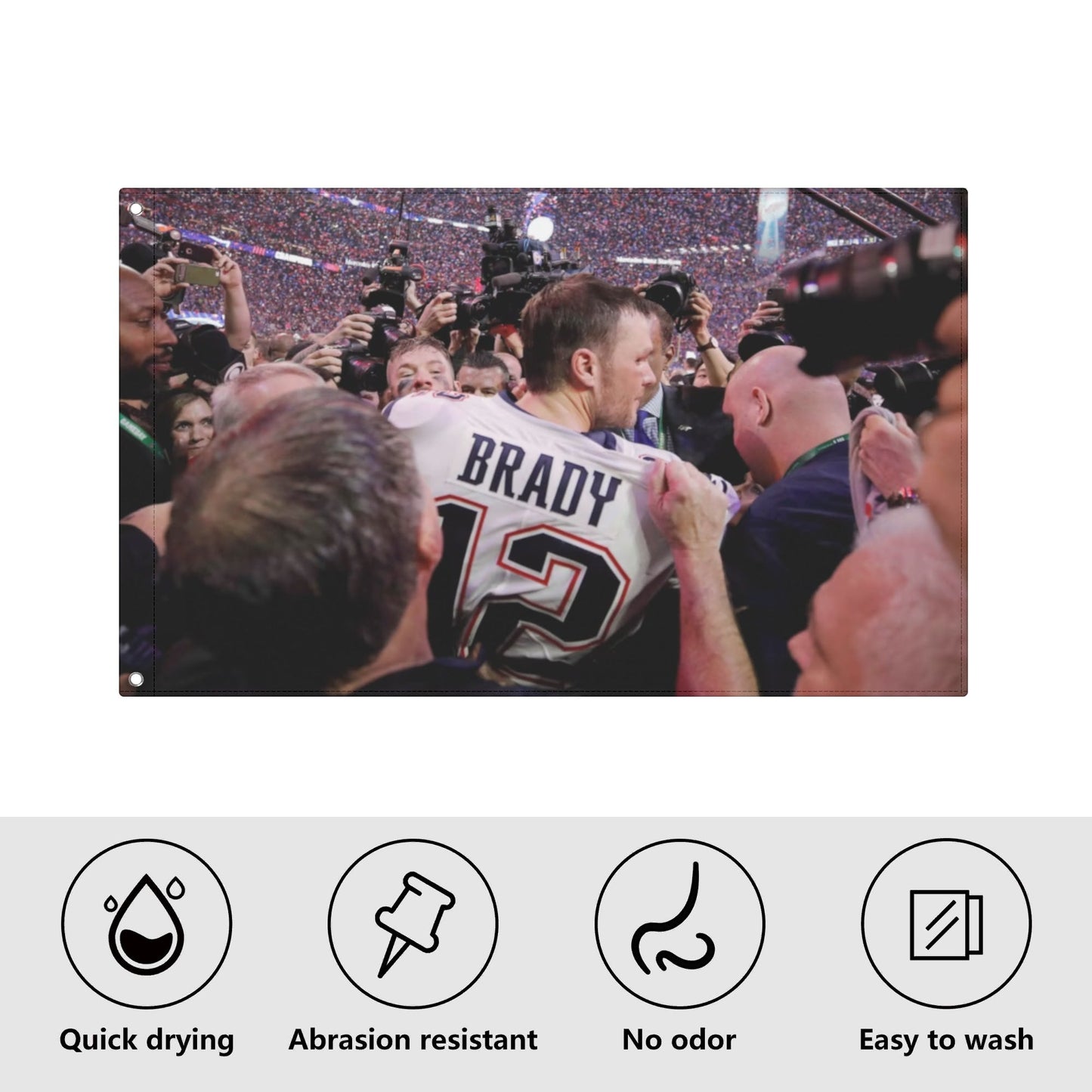 Tom Brady Super Bowl Flag - AthleteFlags