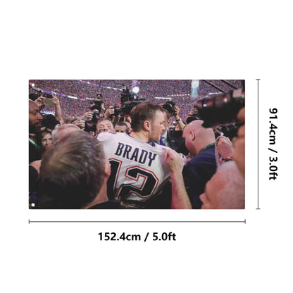 Tom Brady Super Bowl Flag - AthleteFlags