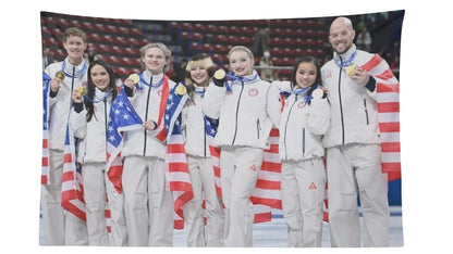 USA Men’s & Women’s Figure Skating Team Flag - AthleteFlags