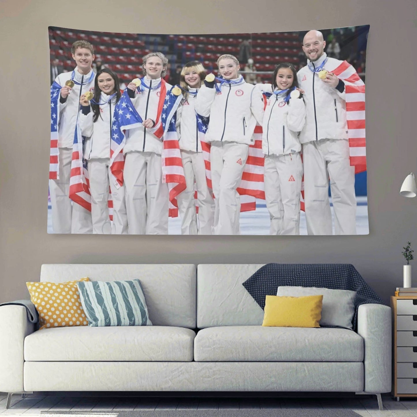USA Men’s & Women’s Figure Skating Team Flag - AthleteFlags